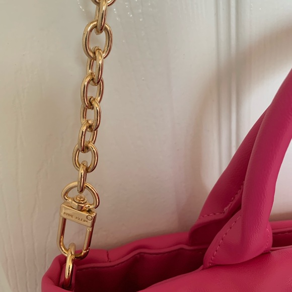 🩷Anne Klein Pink Satchel Purse Crossbody🩷 - Picture 11 of 14